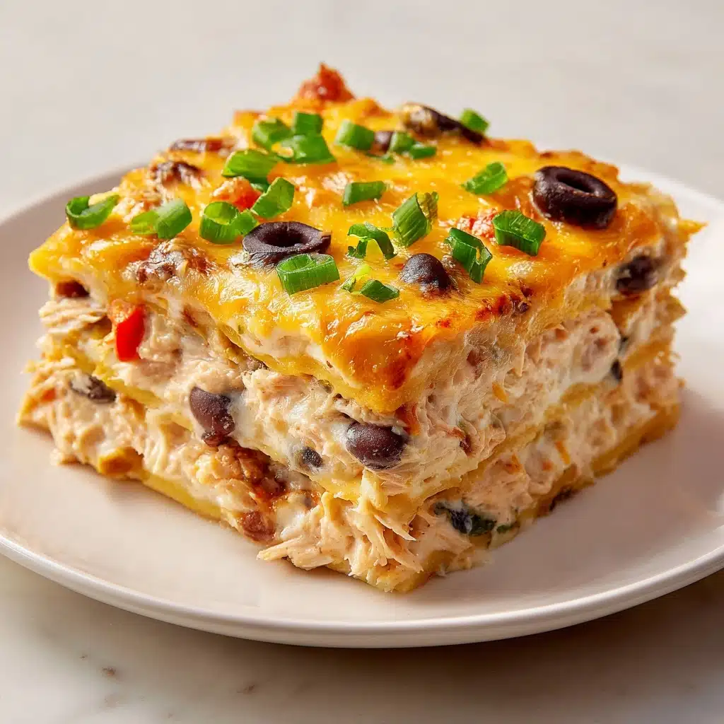 Healthy Chicken Taco Casserole Recipe - Recipe Image