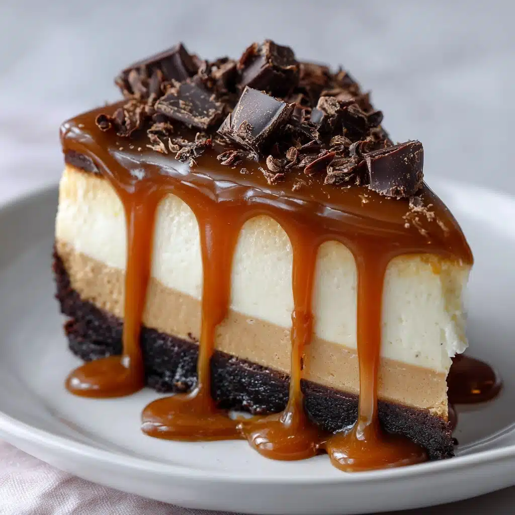 Caramel Brownie Cheesecake Recipe - Recipe Image