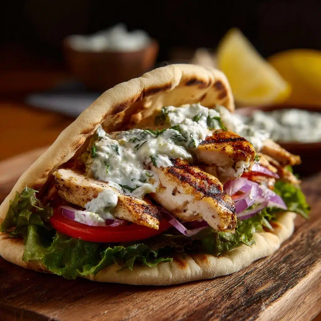 Greek-Style Chicken Gyros with Homemade Tzatziki Everyone Will Love Recipe - Recipe Image