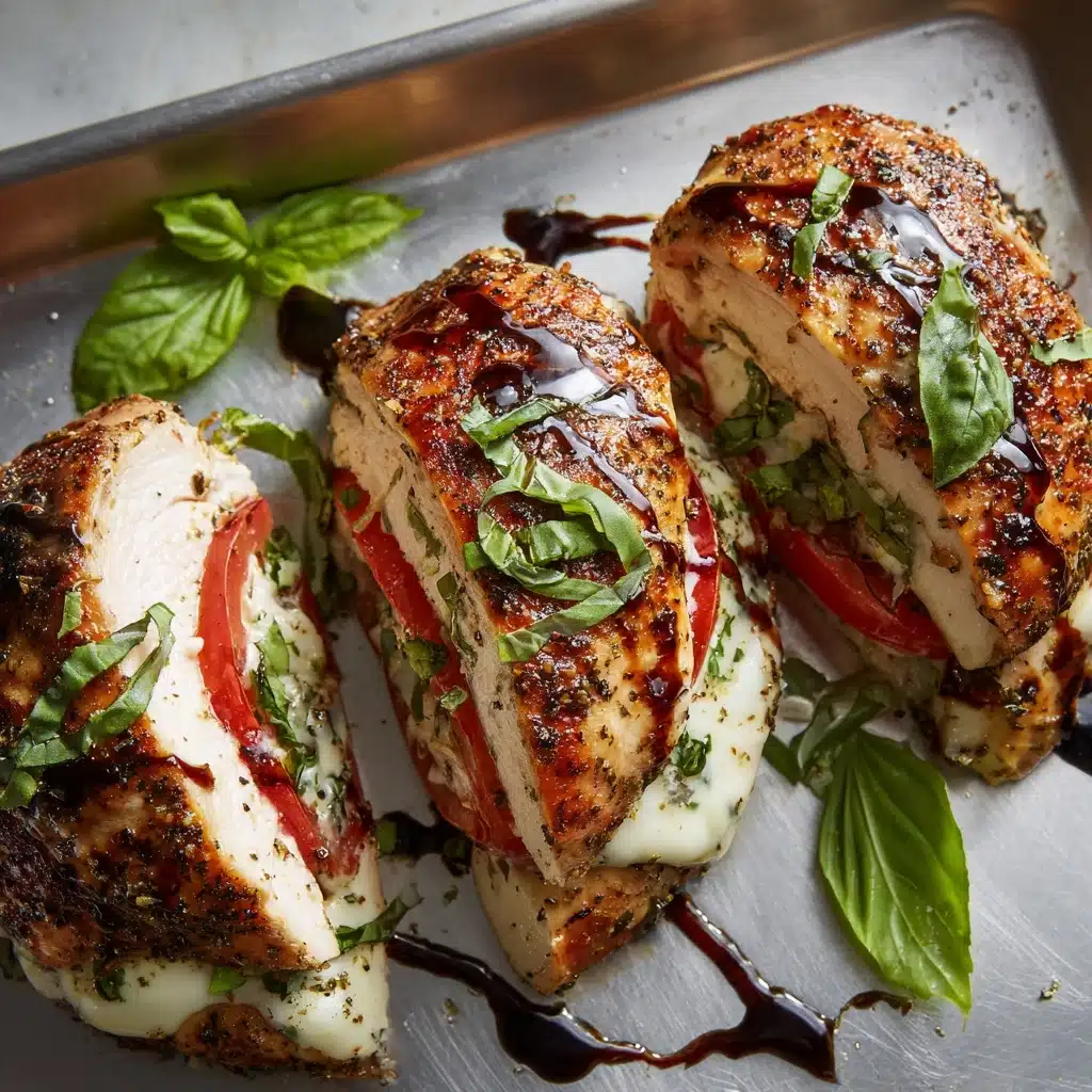 Caprese Stuffed Chicken Breast Recipe - Recipe Image