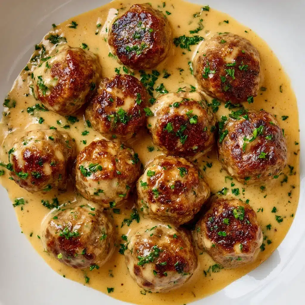 Meatballs in Dijon Gravy Recipe - Recipe Image