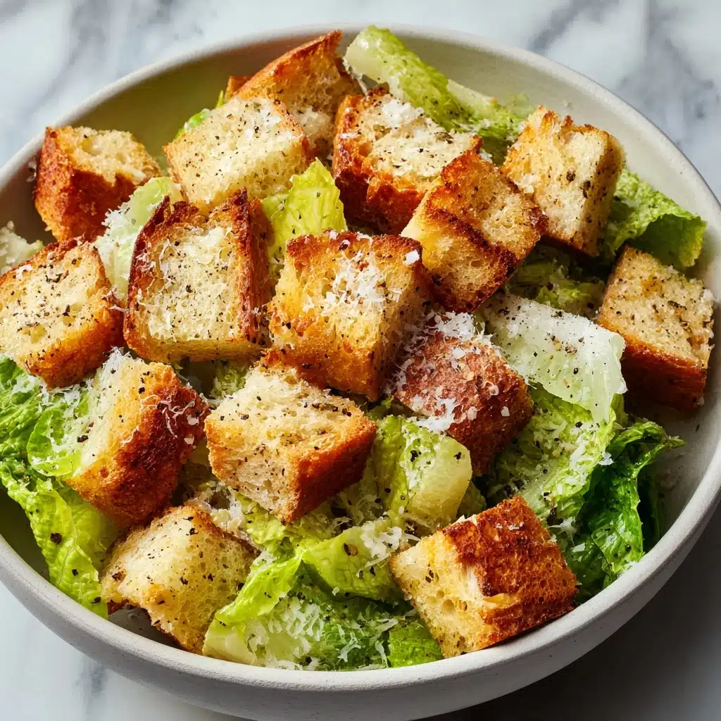 Easy Homemade Croutons Recipe - Recipe Image