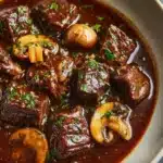 Slow Cooker Beef and Mushroom Stew Recipe