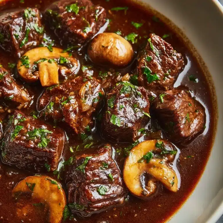 Slow Cooker Beef and Mushroom Stew Recipe
