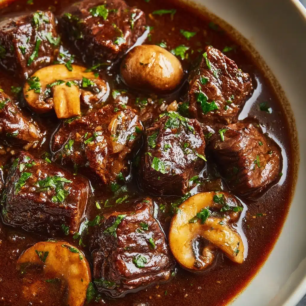 Slow Cooker Beef and Mushroom Stew Recipe