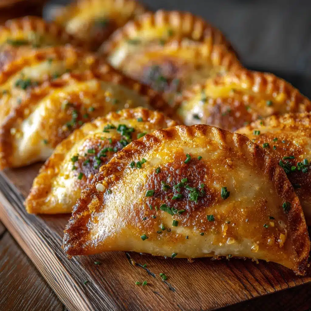 Crispy Chicken Alfredo Air Fryer Calzones Recipe - Recipe Image