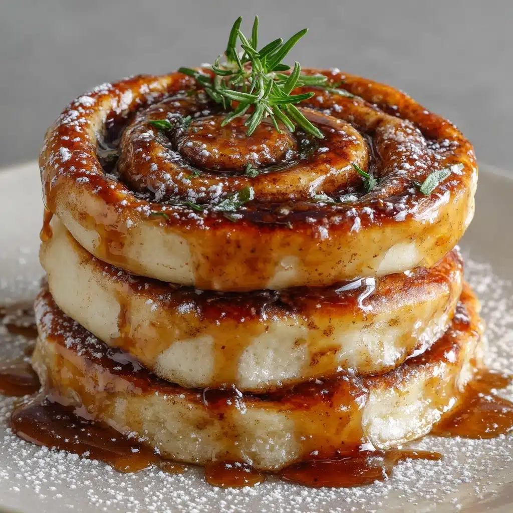 Cinnamon Roll Pancakes Recipe - Recipe Image