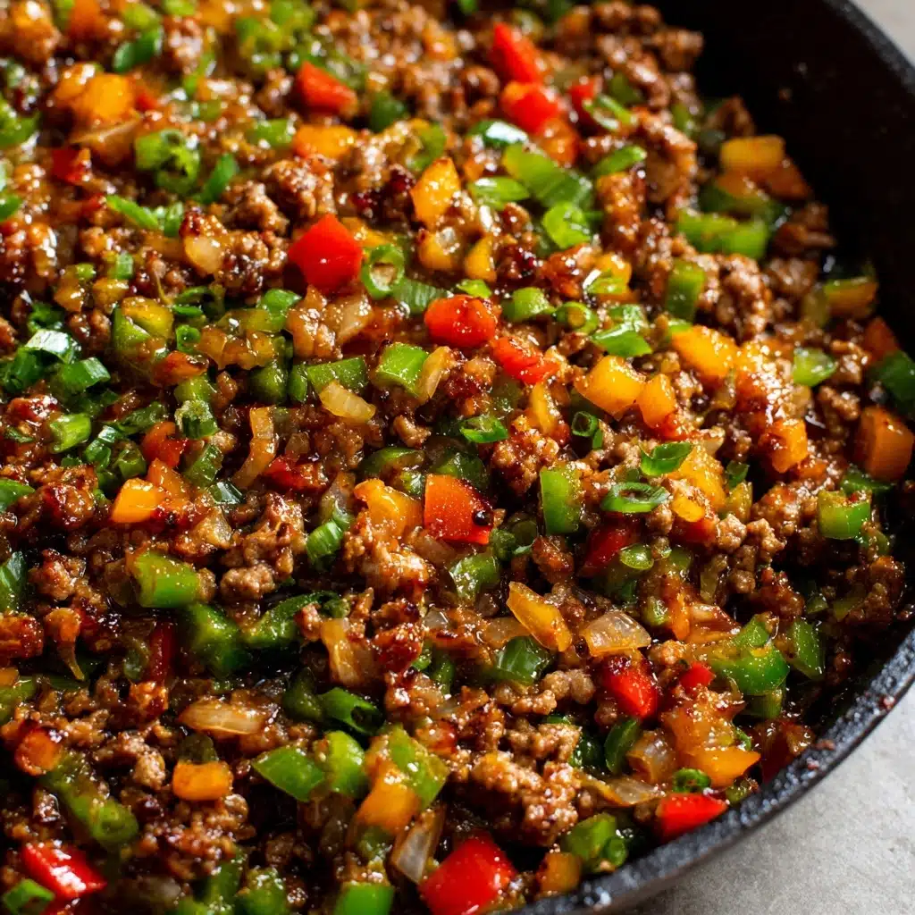 One-Pan Ground Kung Pao Chicken Recipe - Recipe Image