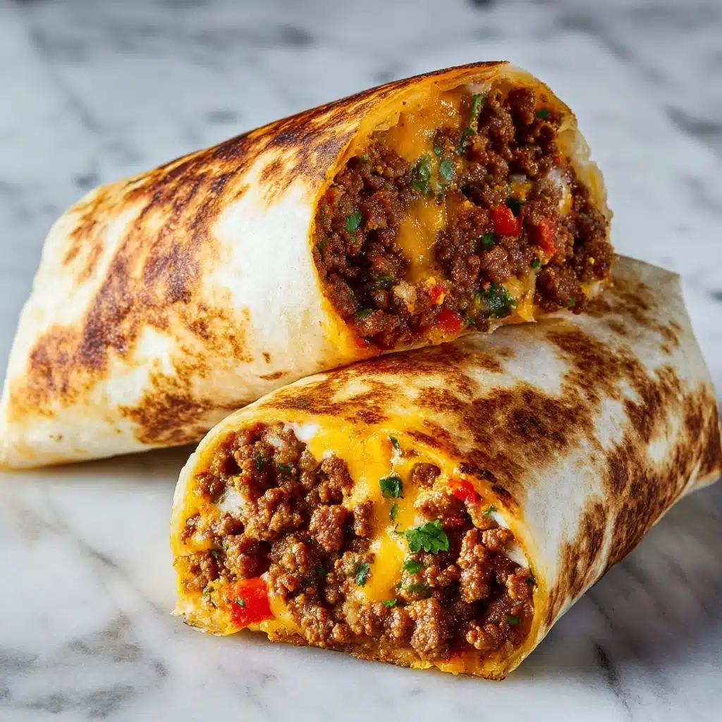 Nacho Cheese Beef Wrap: A Flavorful Feast Recipe - Recipe Image