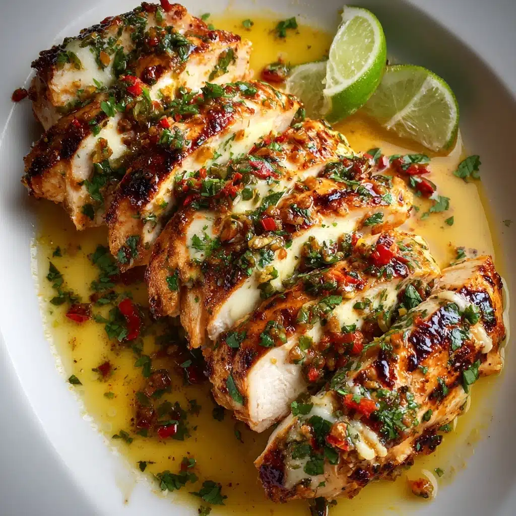 Grilled Salsa Verde Pepper Jack Chicken: A Quick Dinner Recipe - Recipe Image