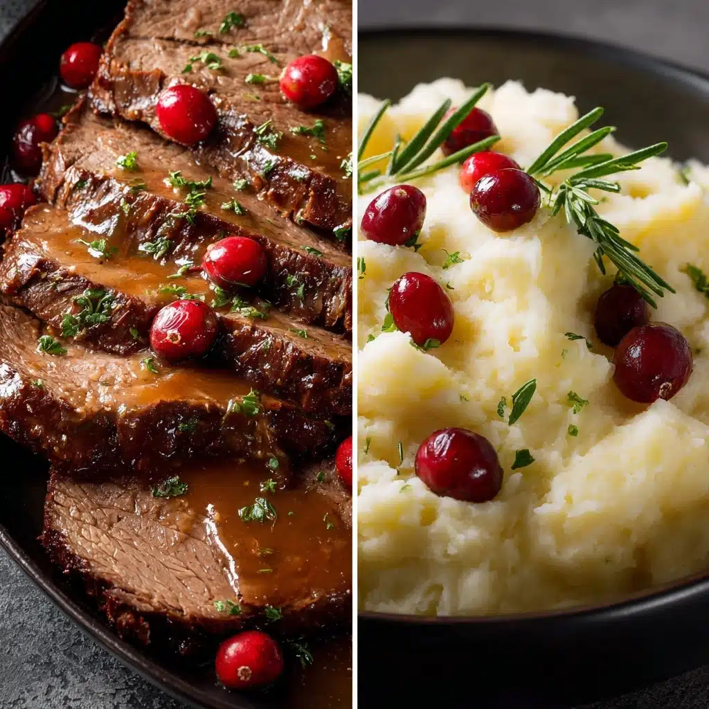 Cranberry Balsamic Roast Beef Recipe - Recipe Image