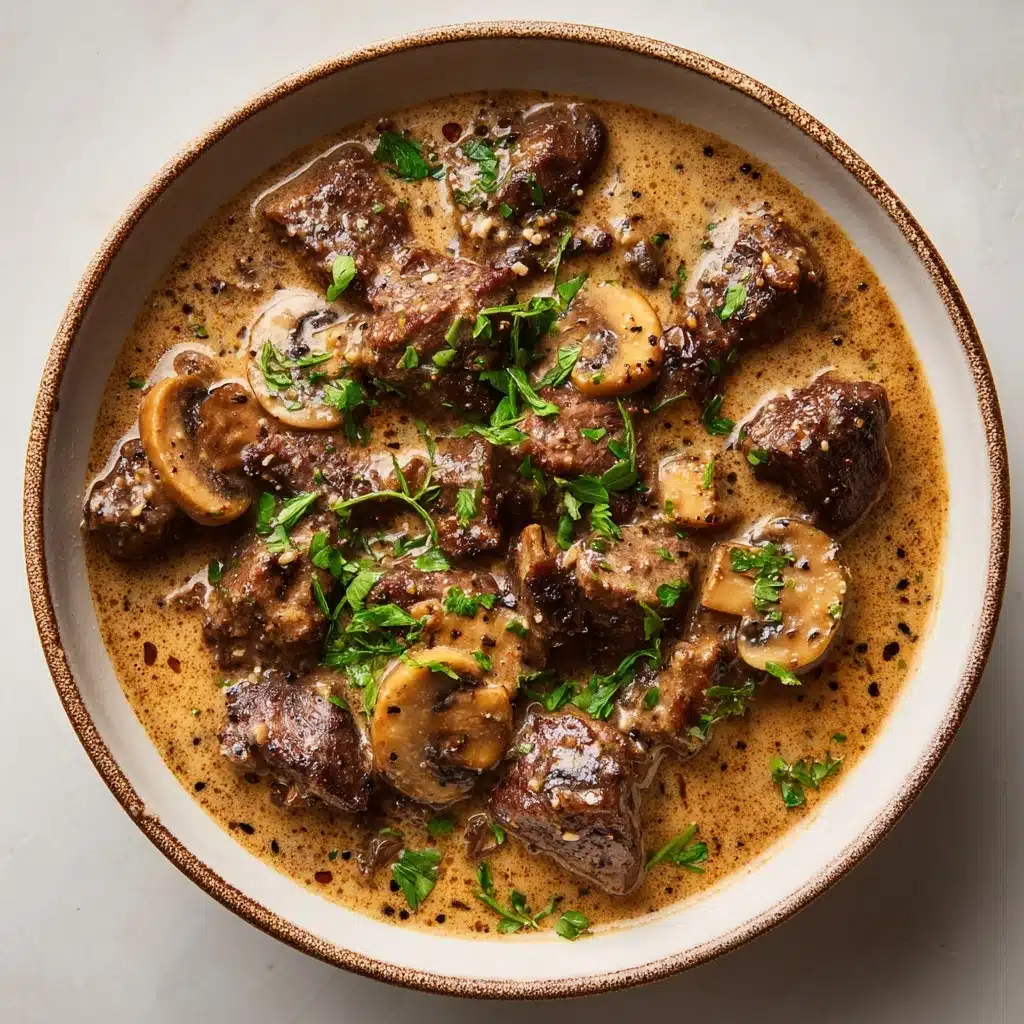Keto Beef and Mushroom Soup Recipe - Recipe Image