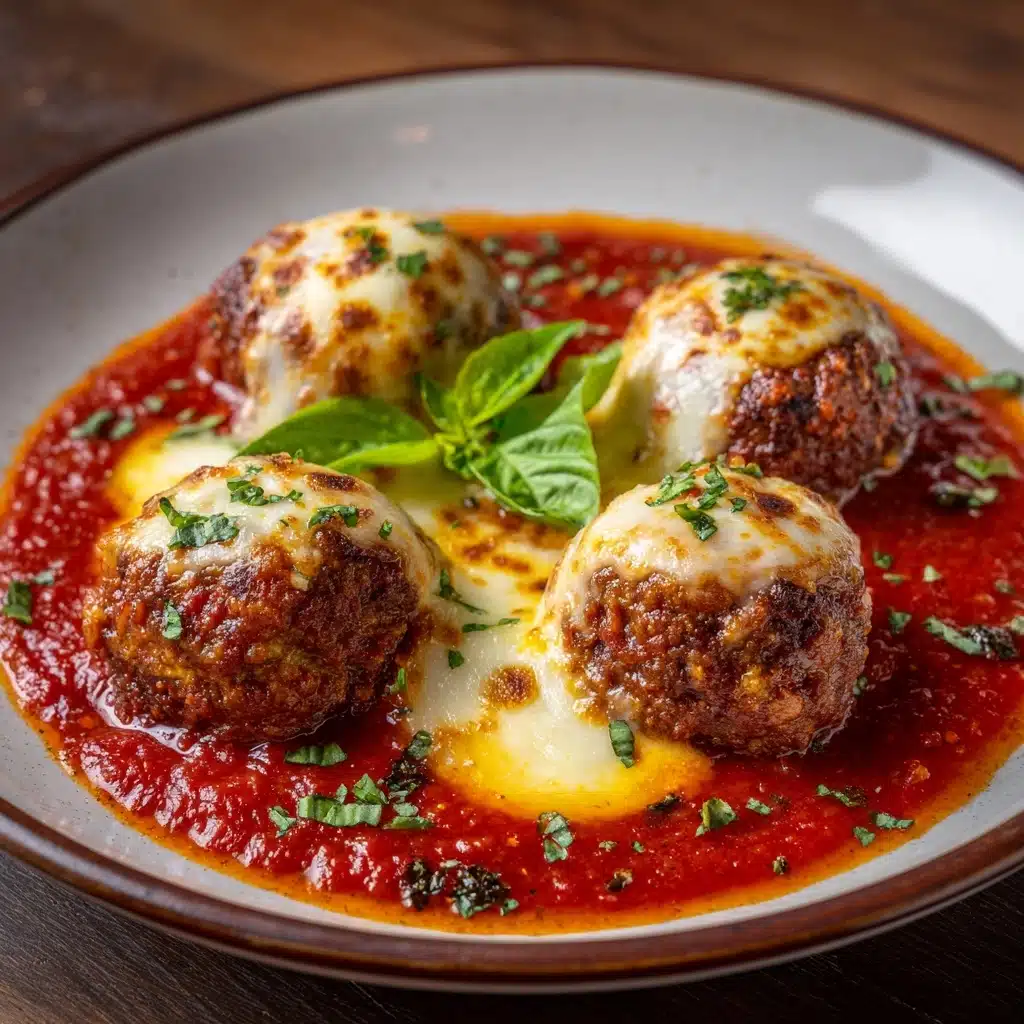 Chicken Parm Meatballs Recipe