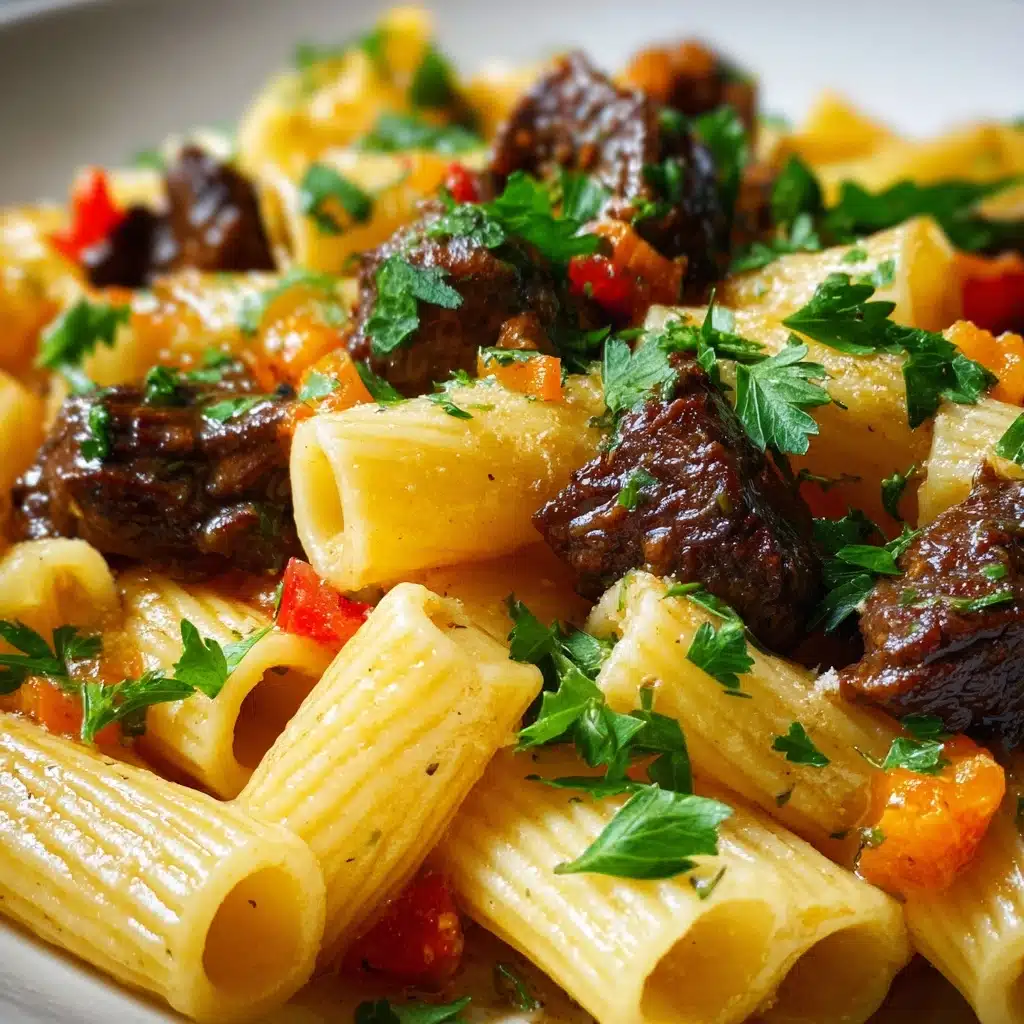 Simplified Rasta Pasta with Oxtail Recipe - Recipe Image