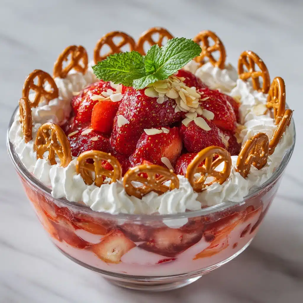 Strawberry Pretzel Salad Recipe - Recipe Image