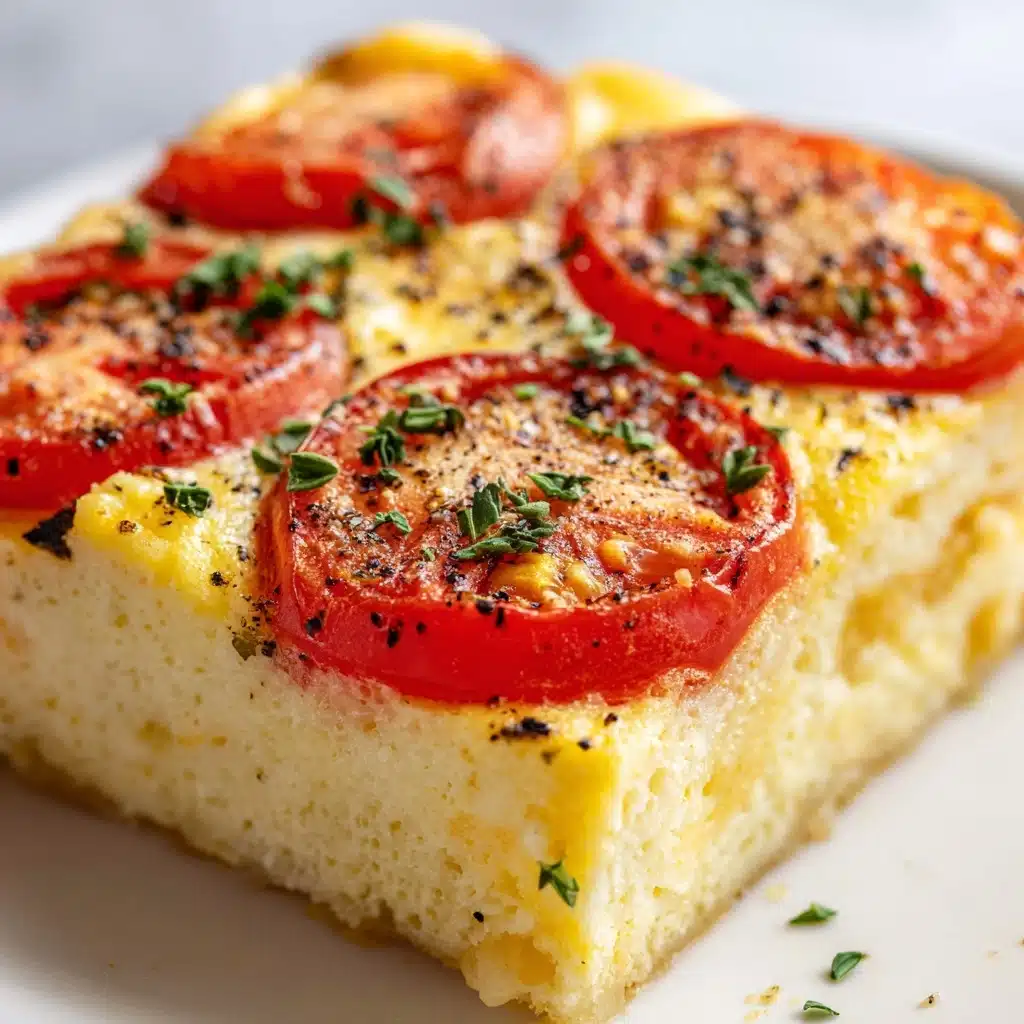 Tomato and Cheese Egg Bake Recipe - Recipe Image