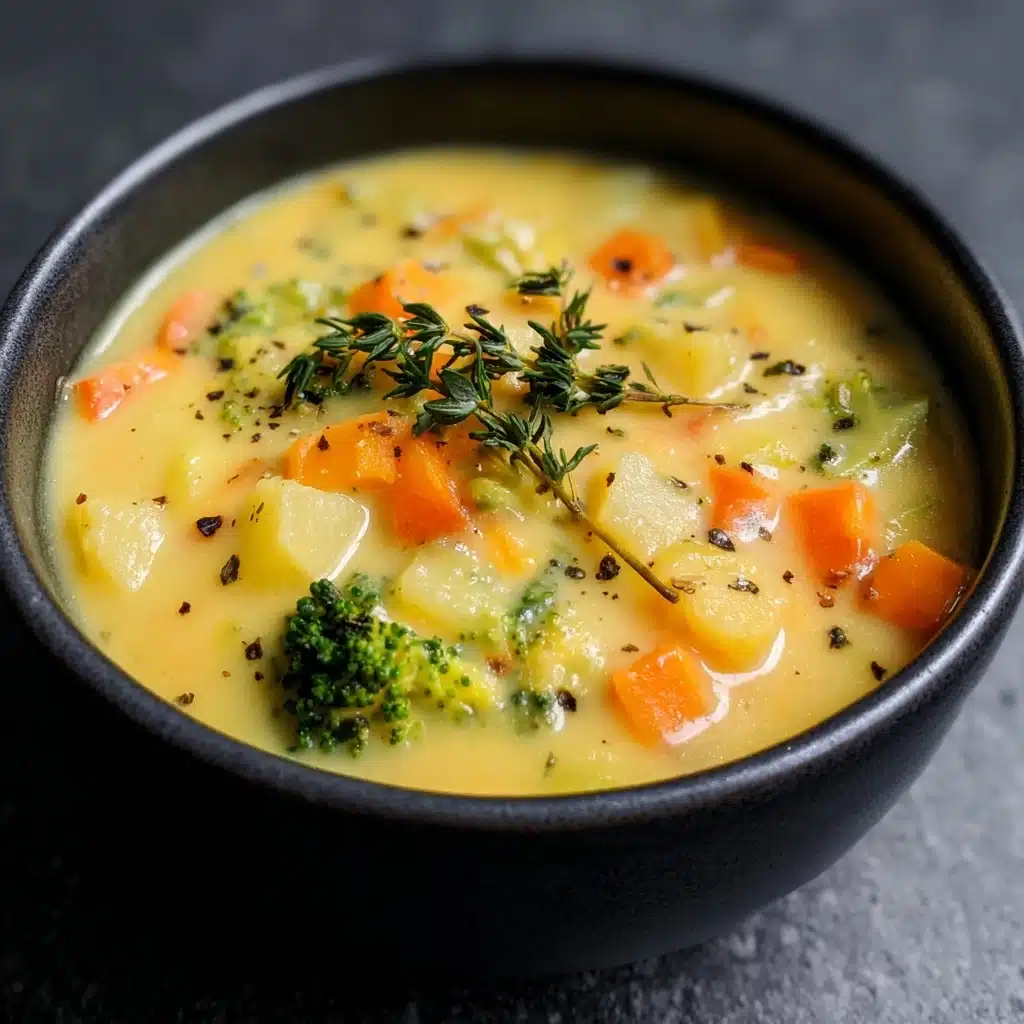 Broccoli Potato Cheese Soup Recipe