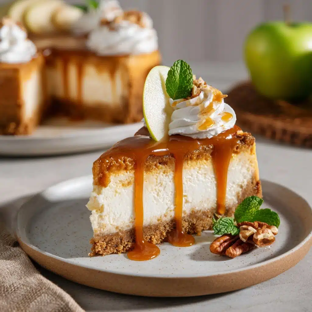 Caramel Apple Blondie Cheesecake Recipe - Recipe Image