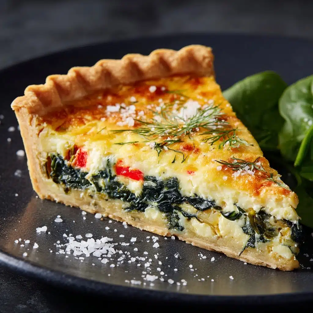 Savory Spinach Quiche Recipe - Recipe Image