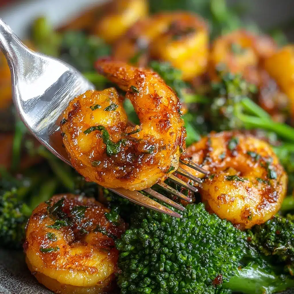 Honey Garlic Butter Shrimp & Broccoli Recipe - Recipe Image