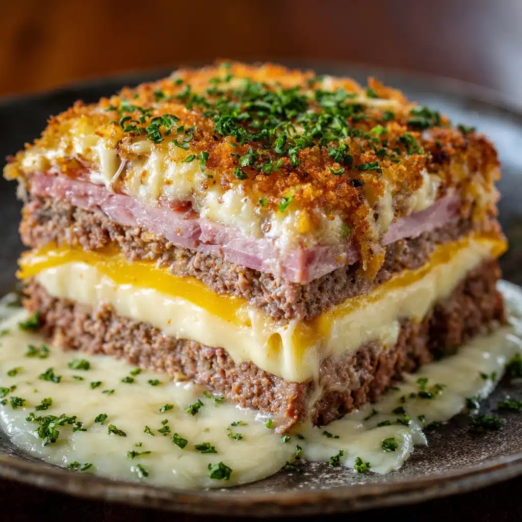 Chicken Cordon Bleu Meatloaf Recipe - Recipe Image