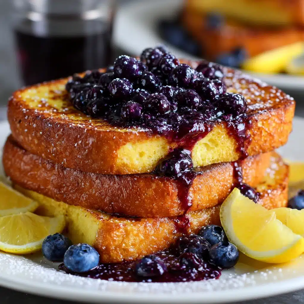 Blueberry Stuffed French Toast: A Delicious Breakfast Delight Recipe - Recipe Image