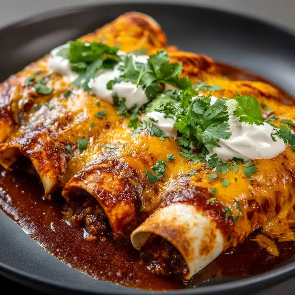 Chicken Enchiladas with Red Sauce Recipe - Recipe Image