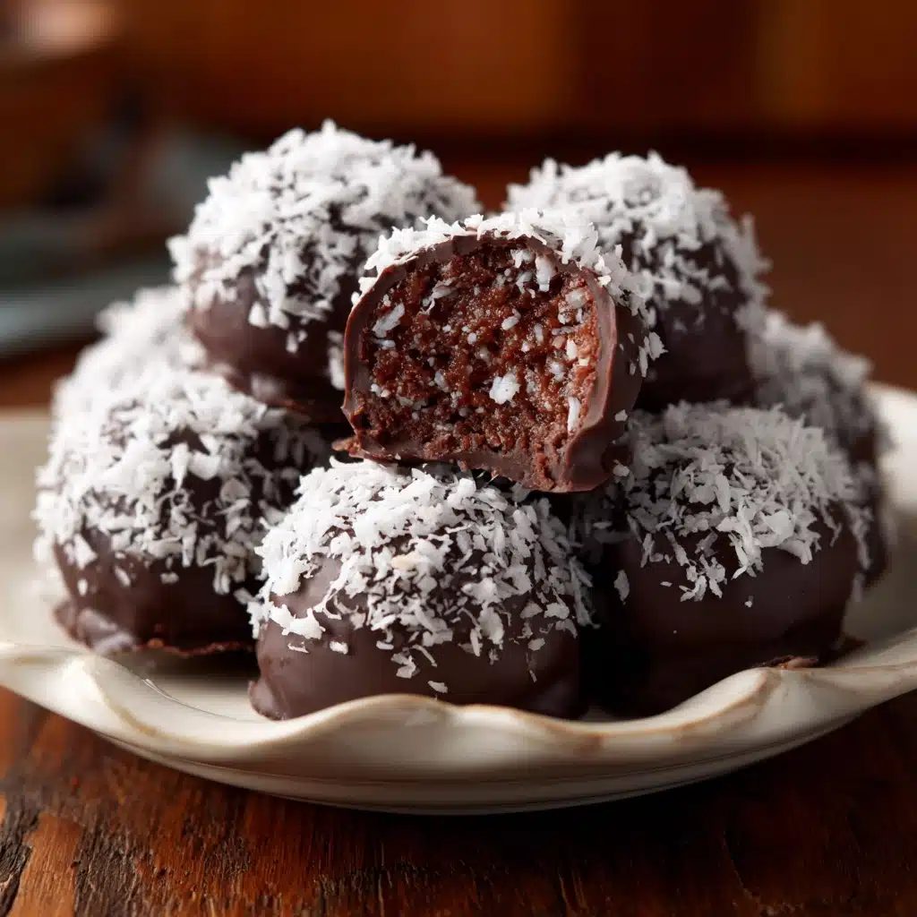 No-Bake Coconut Cream Balls Recipe - Recipe Image