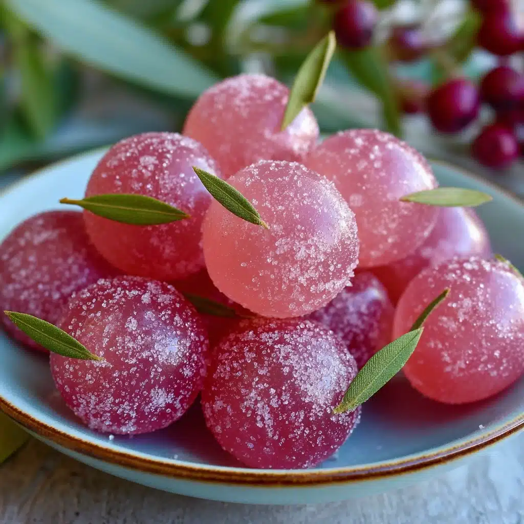 Pink Cotton Candied Grapes Recipe - Recipe Image