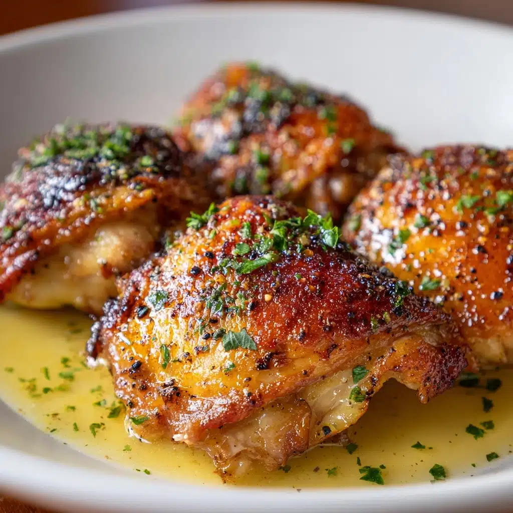 Garlic Butter Chicken Thighs Recipe