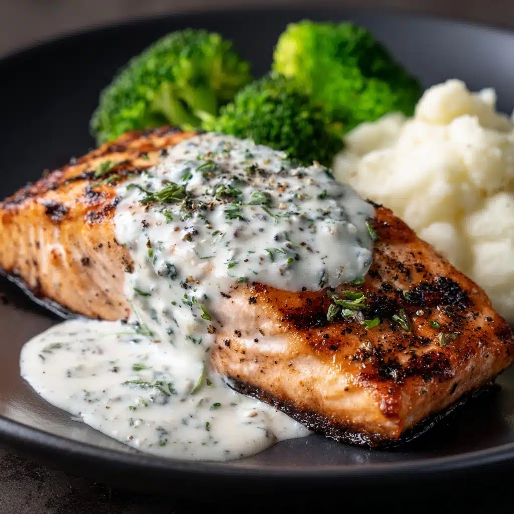 Creamy Garlic Butter Salmon Recipe - Recipe Image
