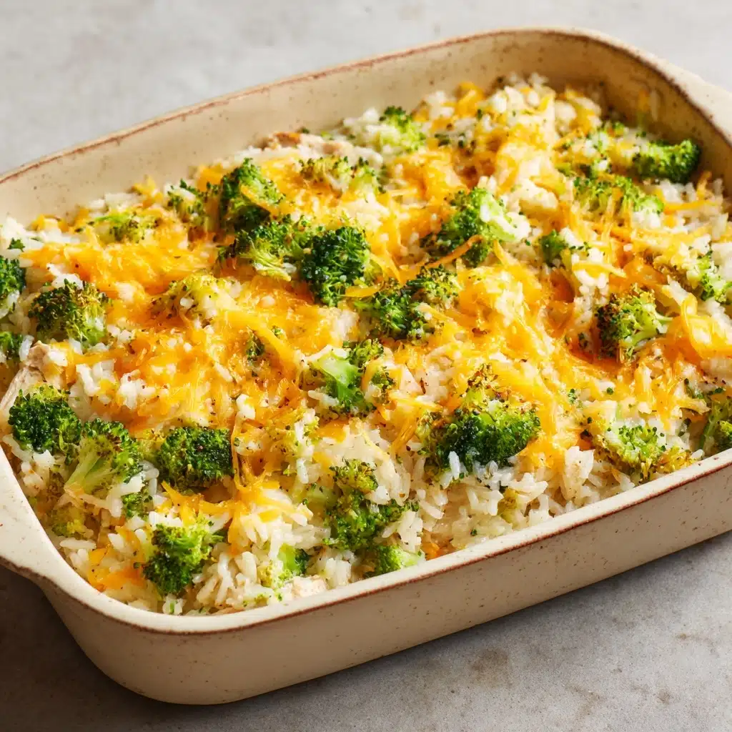 Easy Cheesy Chicken Broccoli Rice Casserole Recipe - Recipe Image