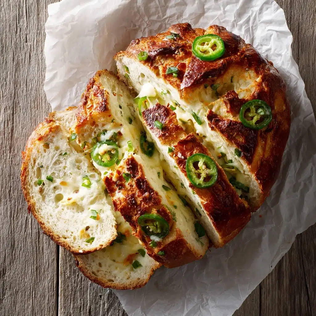 Cheddar Jalapeño Pull Apart Bread Recipe - Recipe Image
