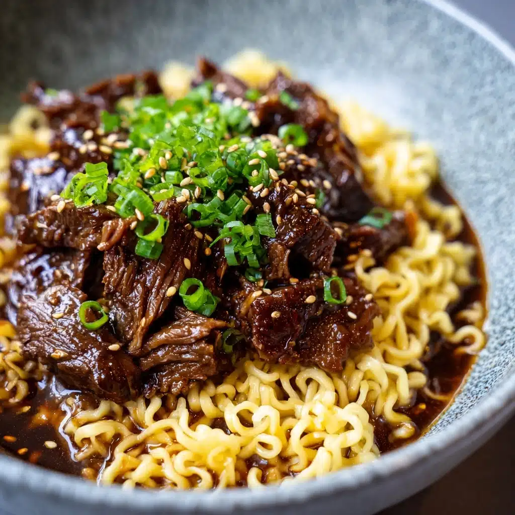Honey Soy Crispy Beef and Noodles Recipe