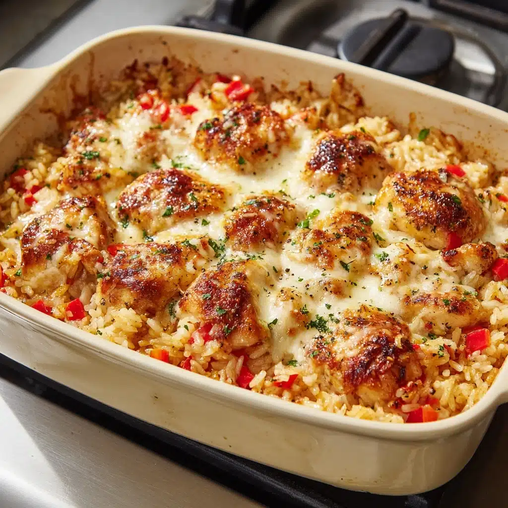 Italian Chicken Rice Casserole Recipe - Recipe Image
