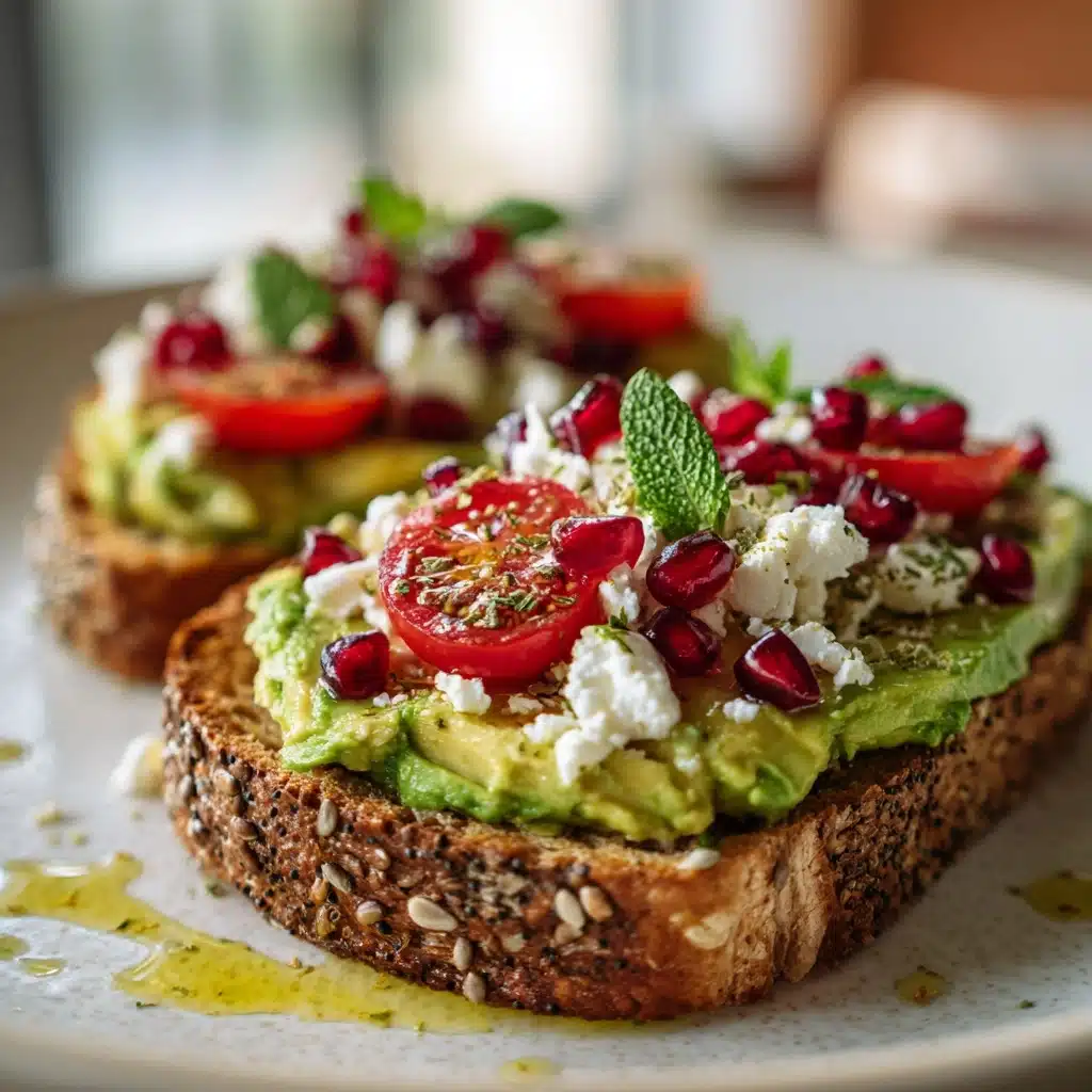 Avocado Feta Toast Recipe - Recipe Image
