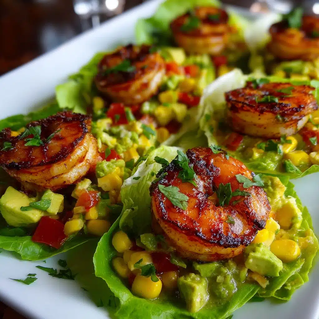 Healthy Taco Shrimp Lettuce Wraps Recipe - Recipe Image