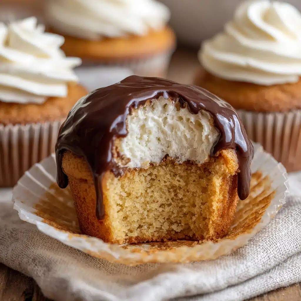 Daddy’s Boston Cream Cupcakes Recipe - Recipe Image