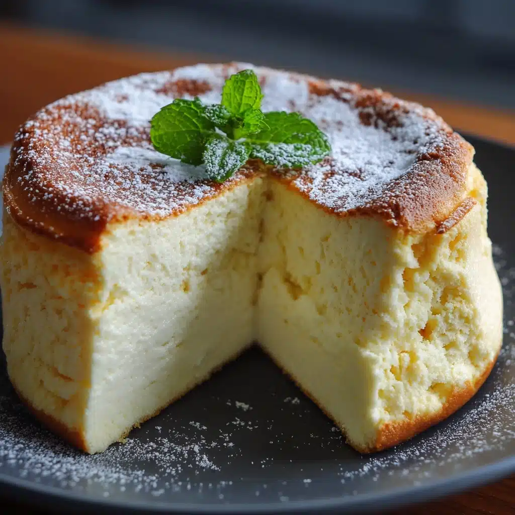 Light & Fluffy Yogurt Cloud Cake Recipe - Recipe Image