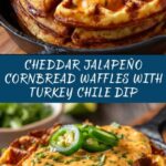 Waffles with Turkey Chile Con Queso Dip Recipe