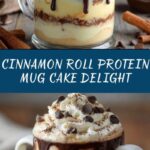 Cinnamon Roll Protein Mug Cake Recipe