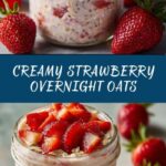 Strawberries and Cream Overnight Oats Recipe