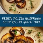 Polish Mushroom Soup Recipe