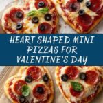 Heart Shaped Mini Pizzas | Valentine’s Day Recipes Ideas Recipe