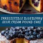 Blueberry Sour Cream Pound Cake Recipe