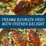 Boursin Orzo with Chicken Recipe