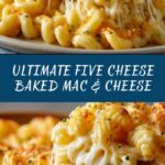 Five Cheese Baked Mac & Cheese Recipe