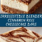 Blender Cinnamon Roll Cheesecake Bars Recipe