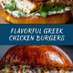 Greek Chicken Burgers Recipe