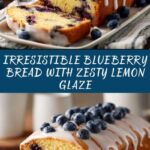 Blueberry Bread with Lemon Glaze Recipe